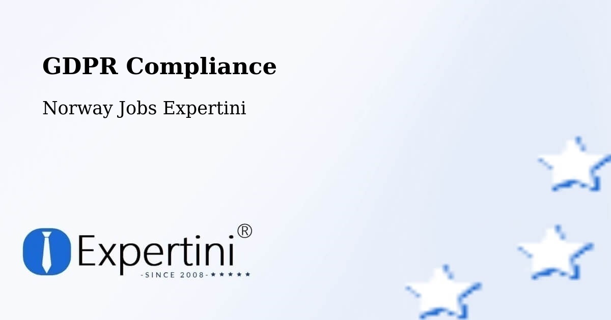 EU GDPR Compliance Statement – Bærum - Norway Jobs Expertini