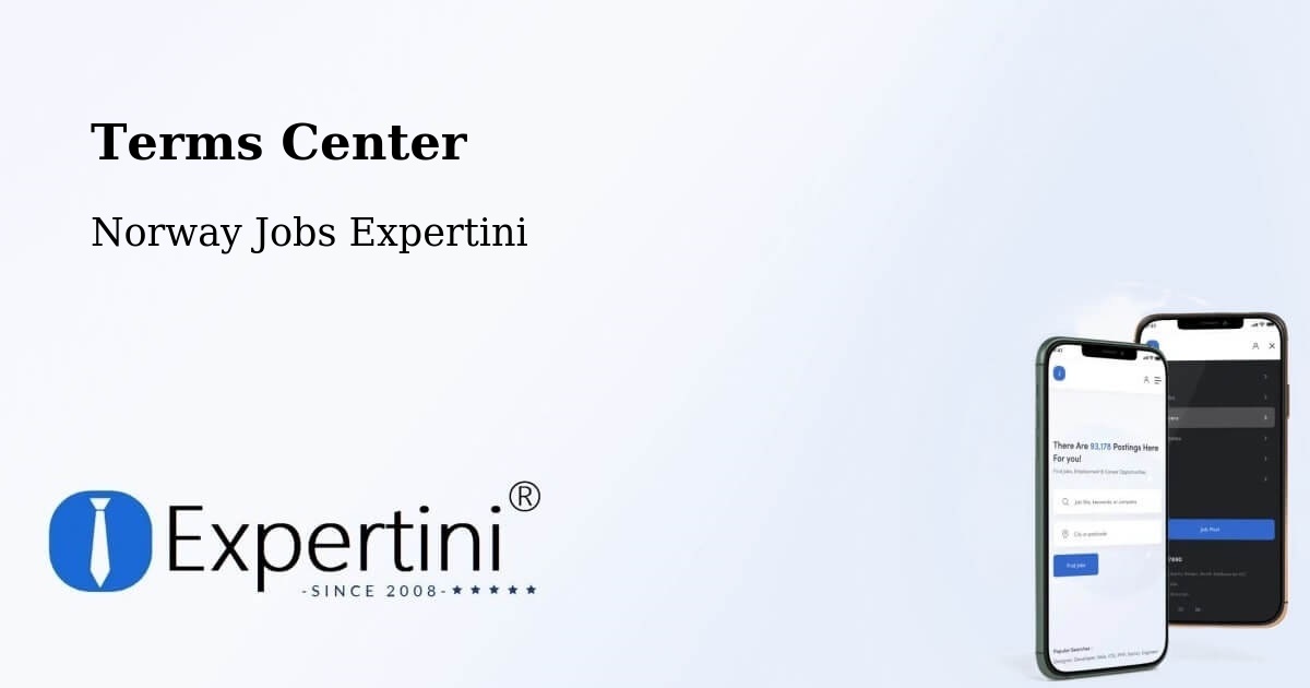 Terms of Service – Bærum - Norway Jobs Expertini
